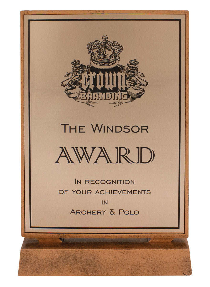 Billboard Bronze Xtra Plaque 215mm