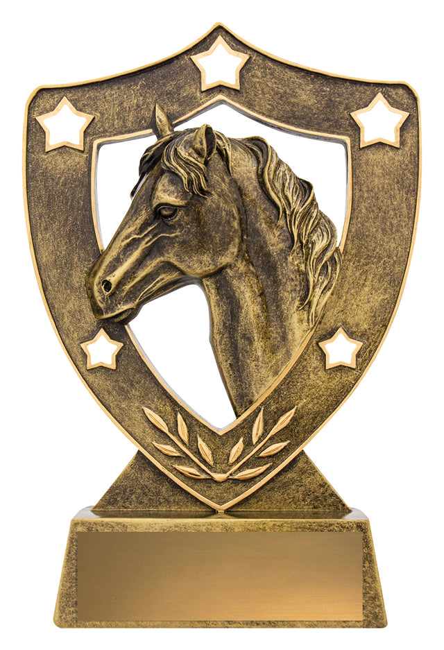 Horse Gold Shield 210mm
