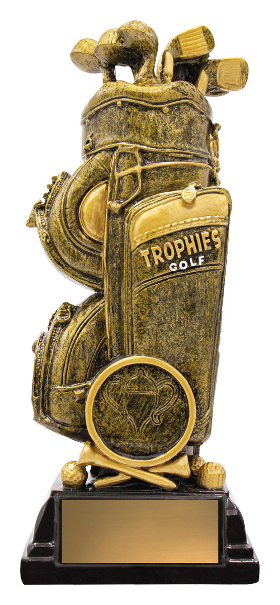 Golf Bag Trophy 160mm