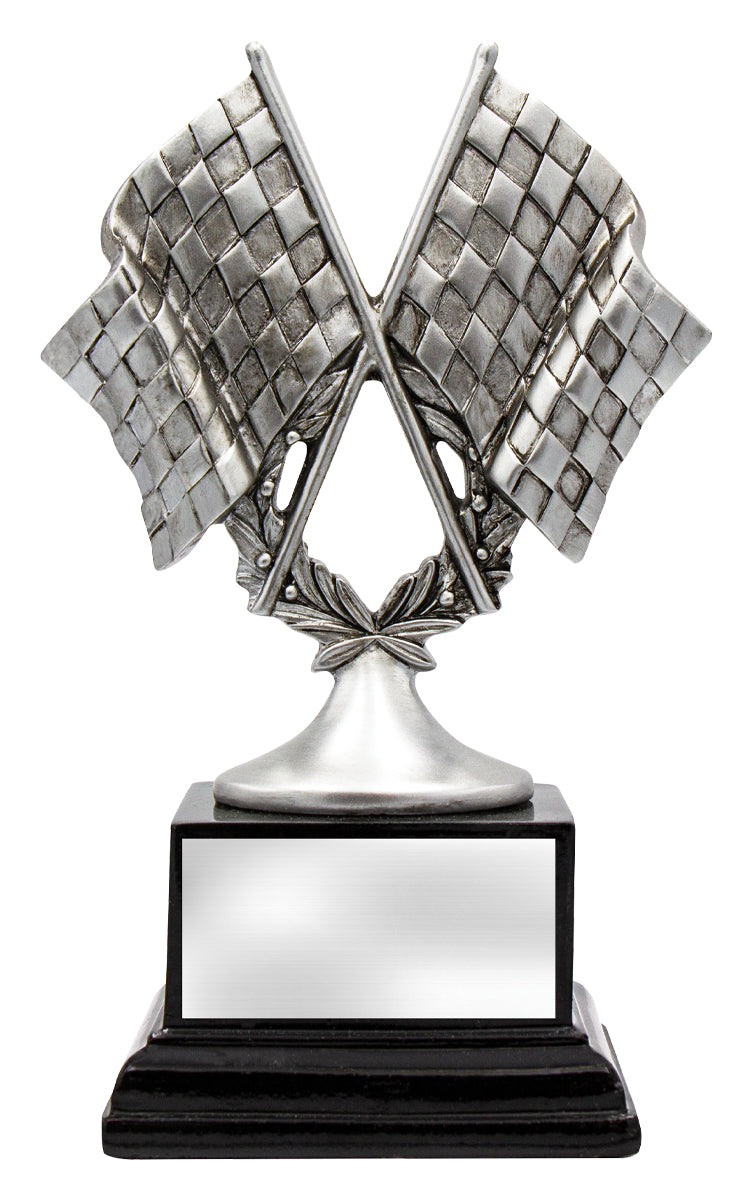 Motorsport Silver Flags 160mm