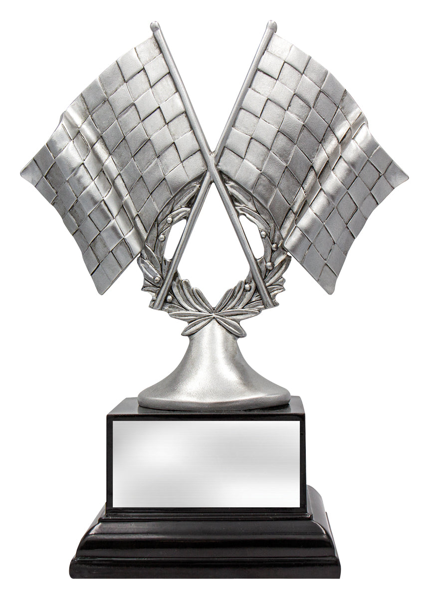 Motorsport Silver Flags 240mm