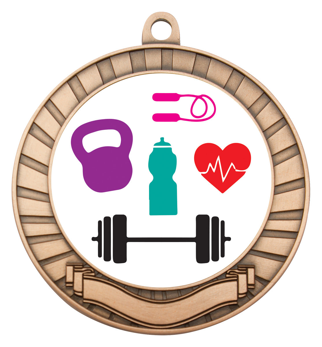 Eco Scroll - Fitness Bronze