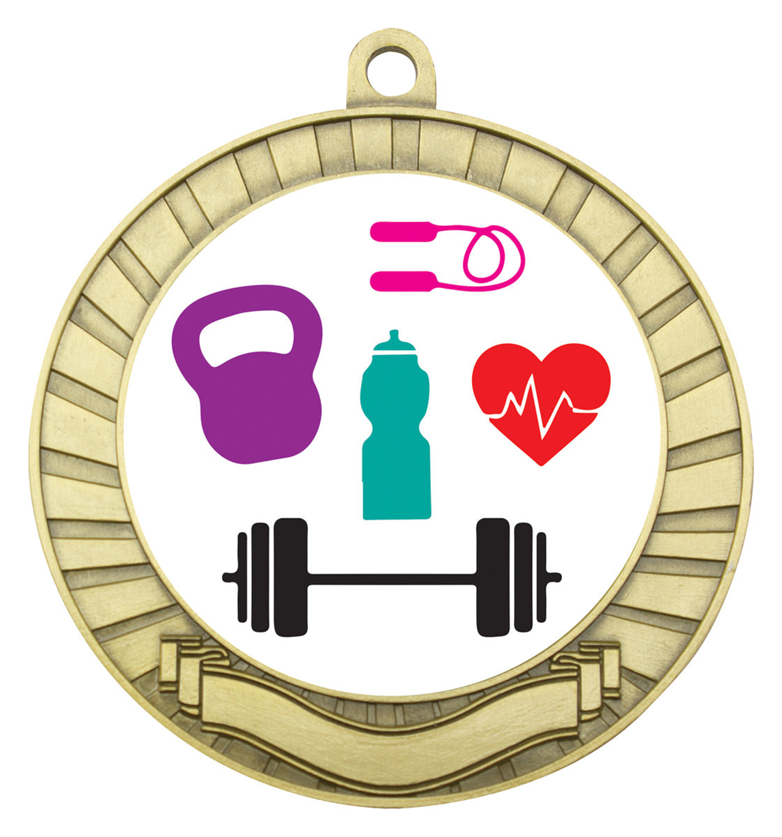 Eco Scroll - Fitness Gold