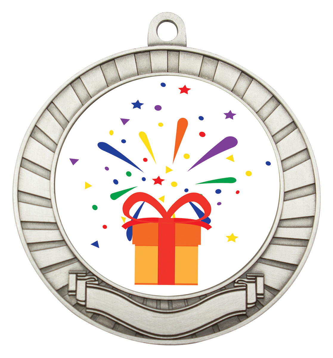 Eco Scroll - Birthday Silver