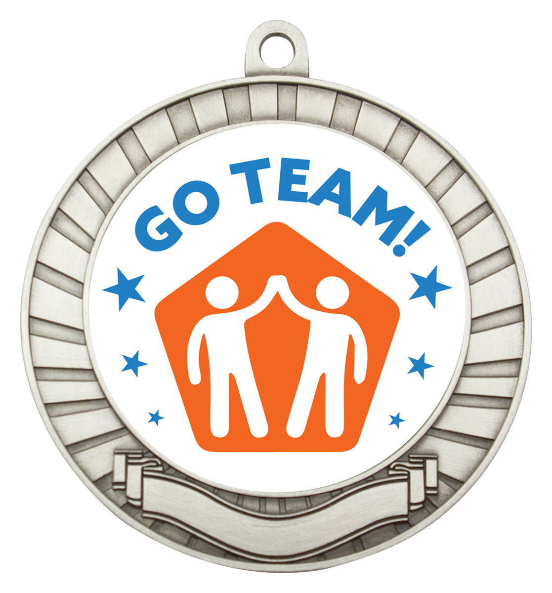 Eco Scroll - Teamwork Silver