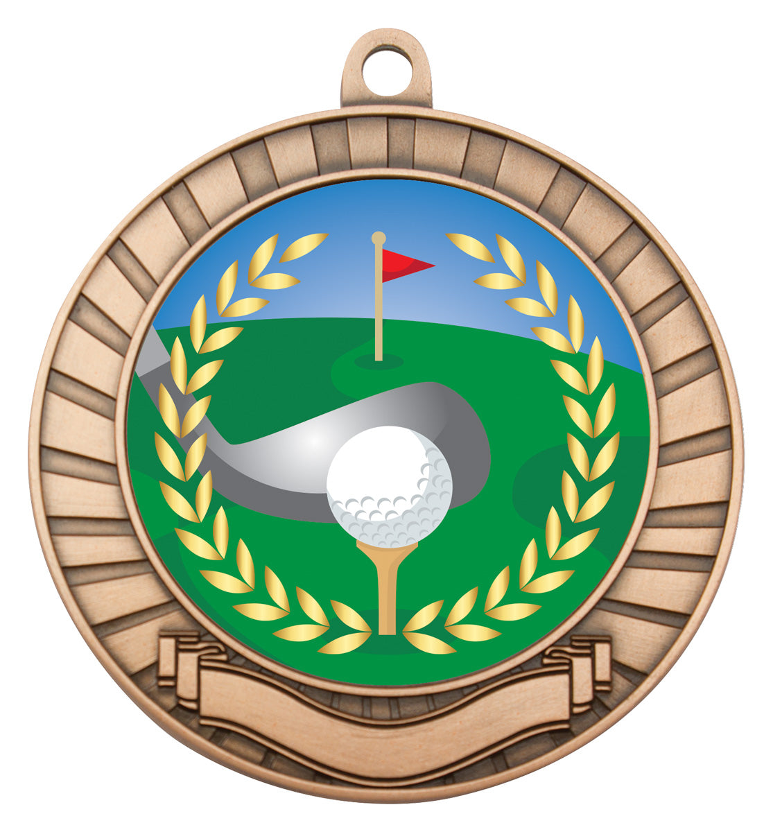 Eco Scroll - Golf Bronze