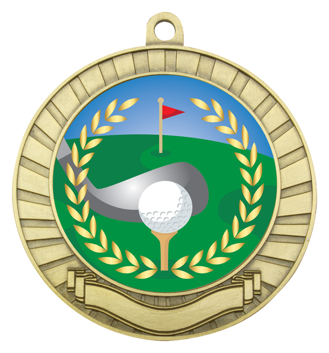 Eco Scroll - Golf Gold