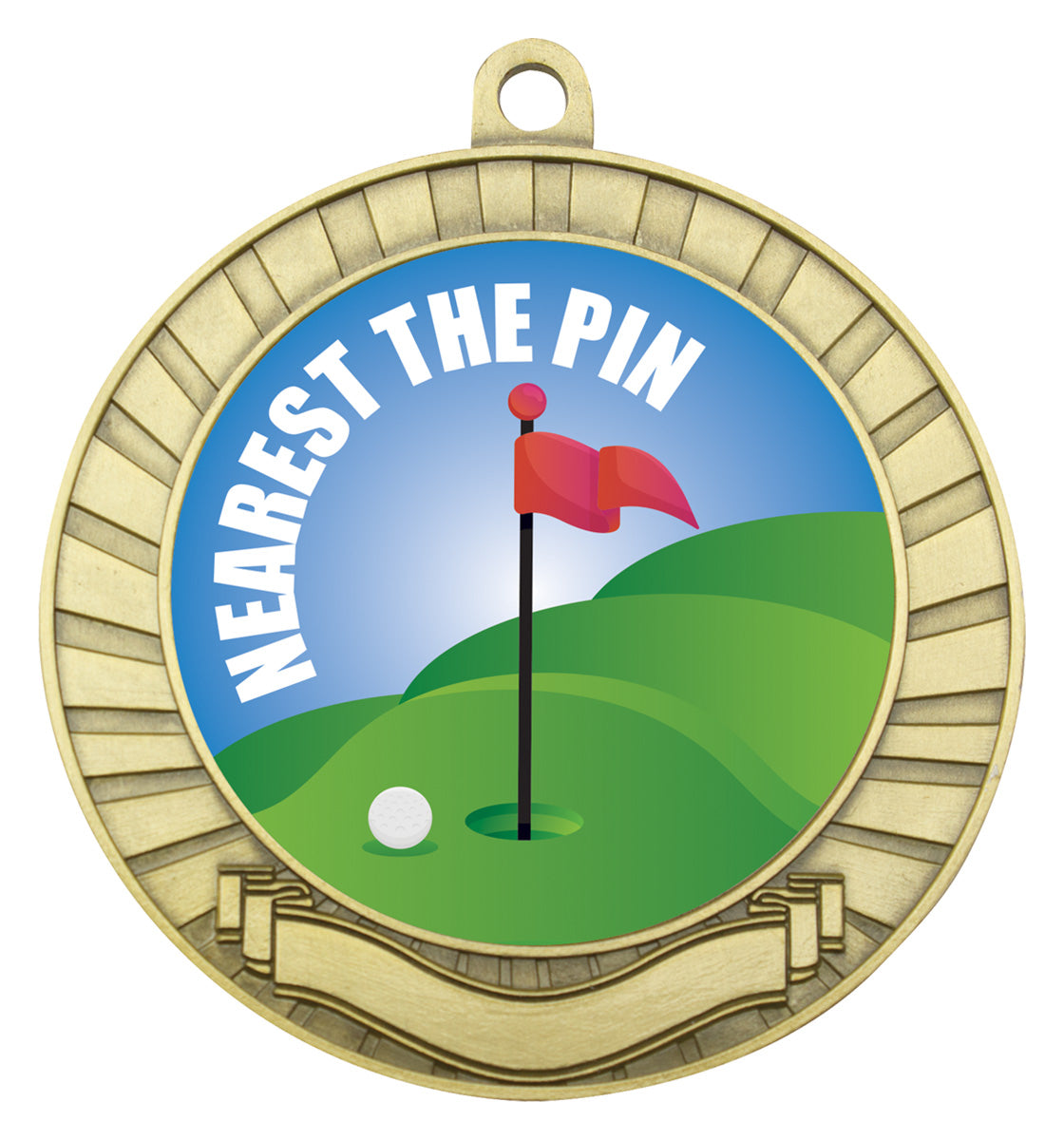 Eco Scroll - Nearest the Pin Gold