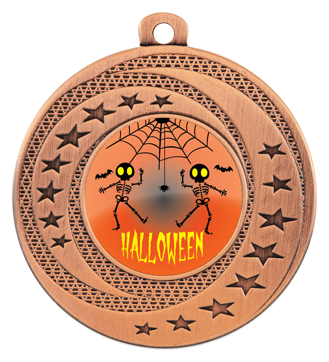 Medal - Halloween Skeletons Bronze