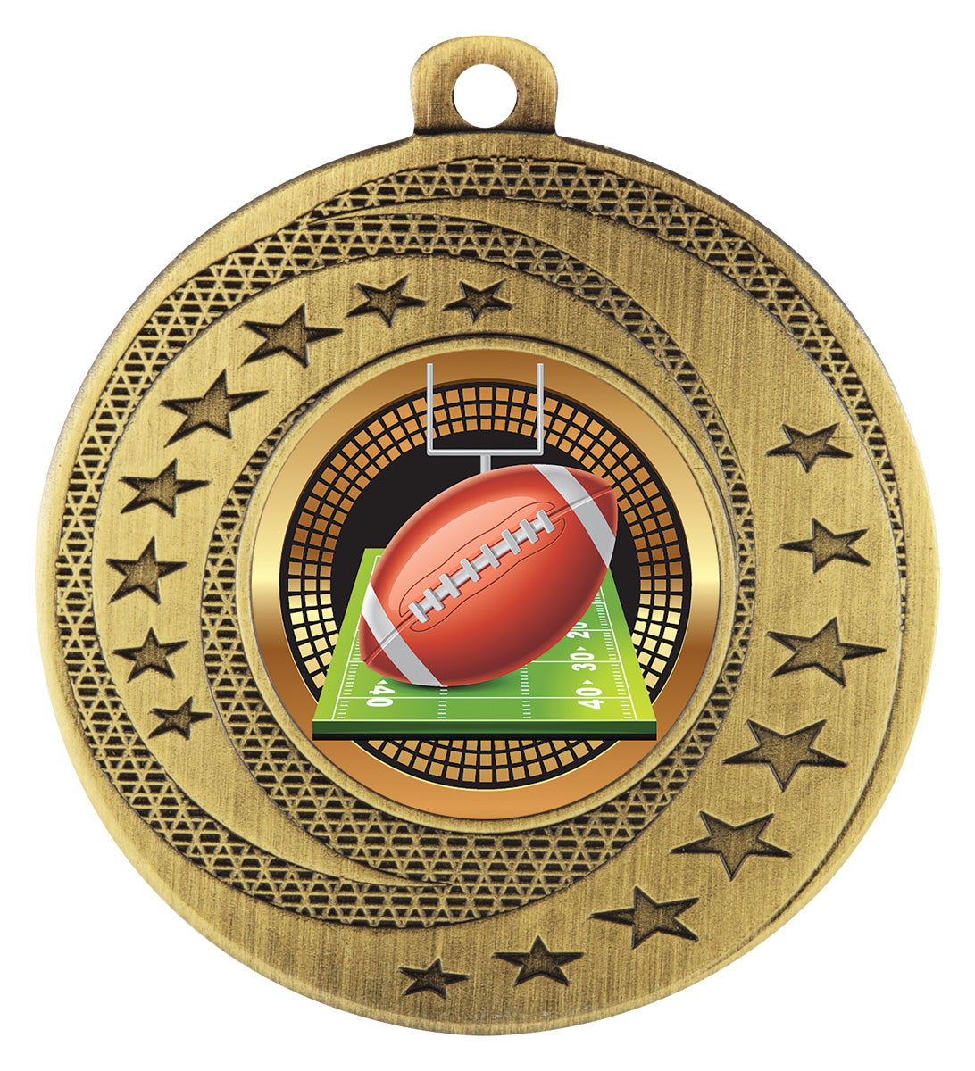 Wayfare Medal - American Football Gold