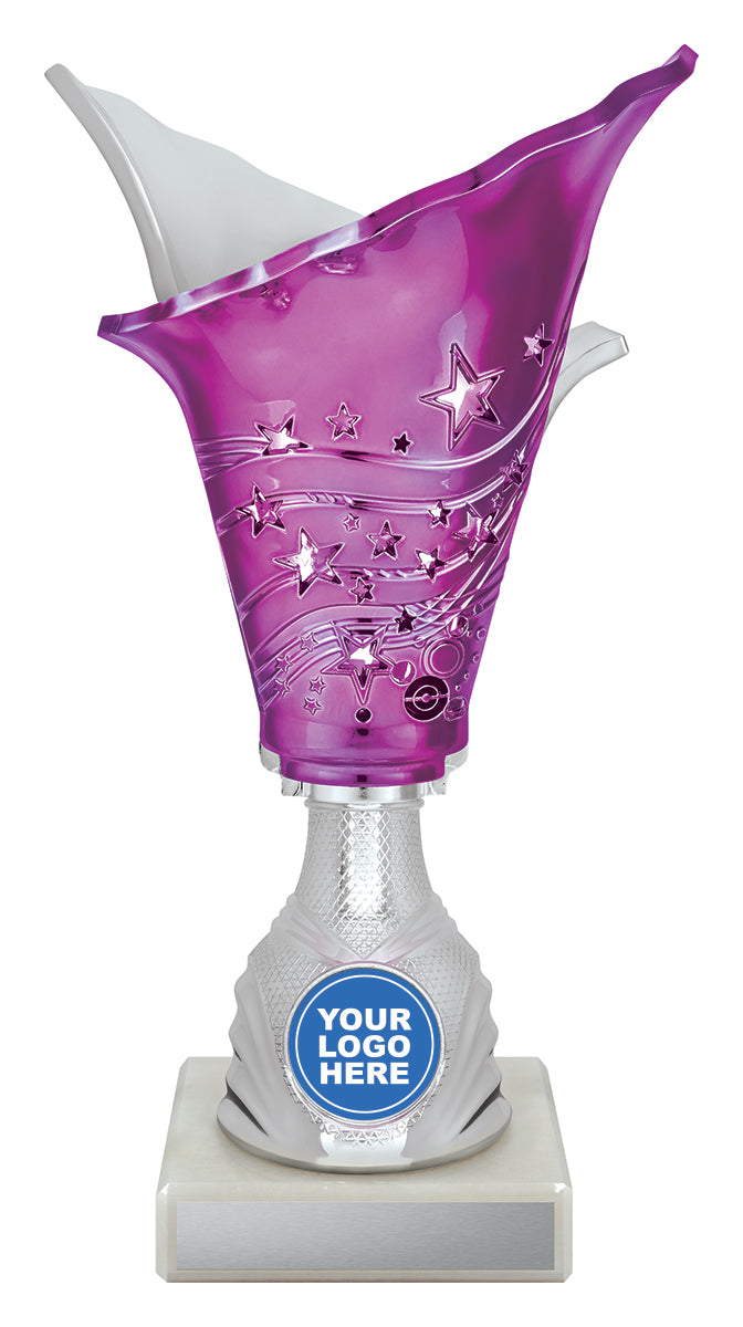 Fire Cup - Silver / Purple 220mm