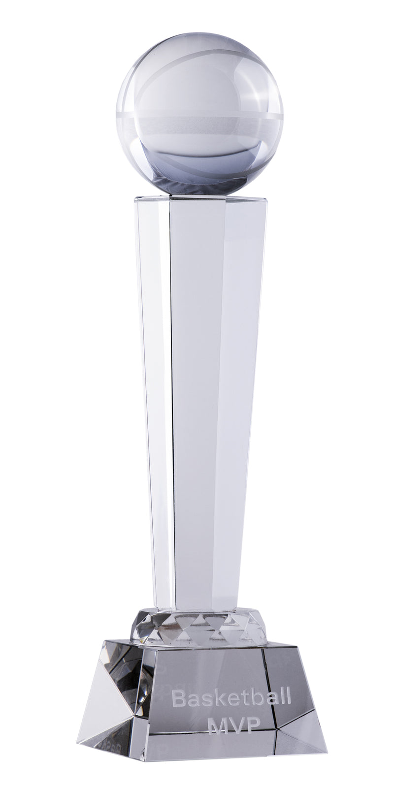 Crystal Basketball on Stand