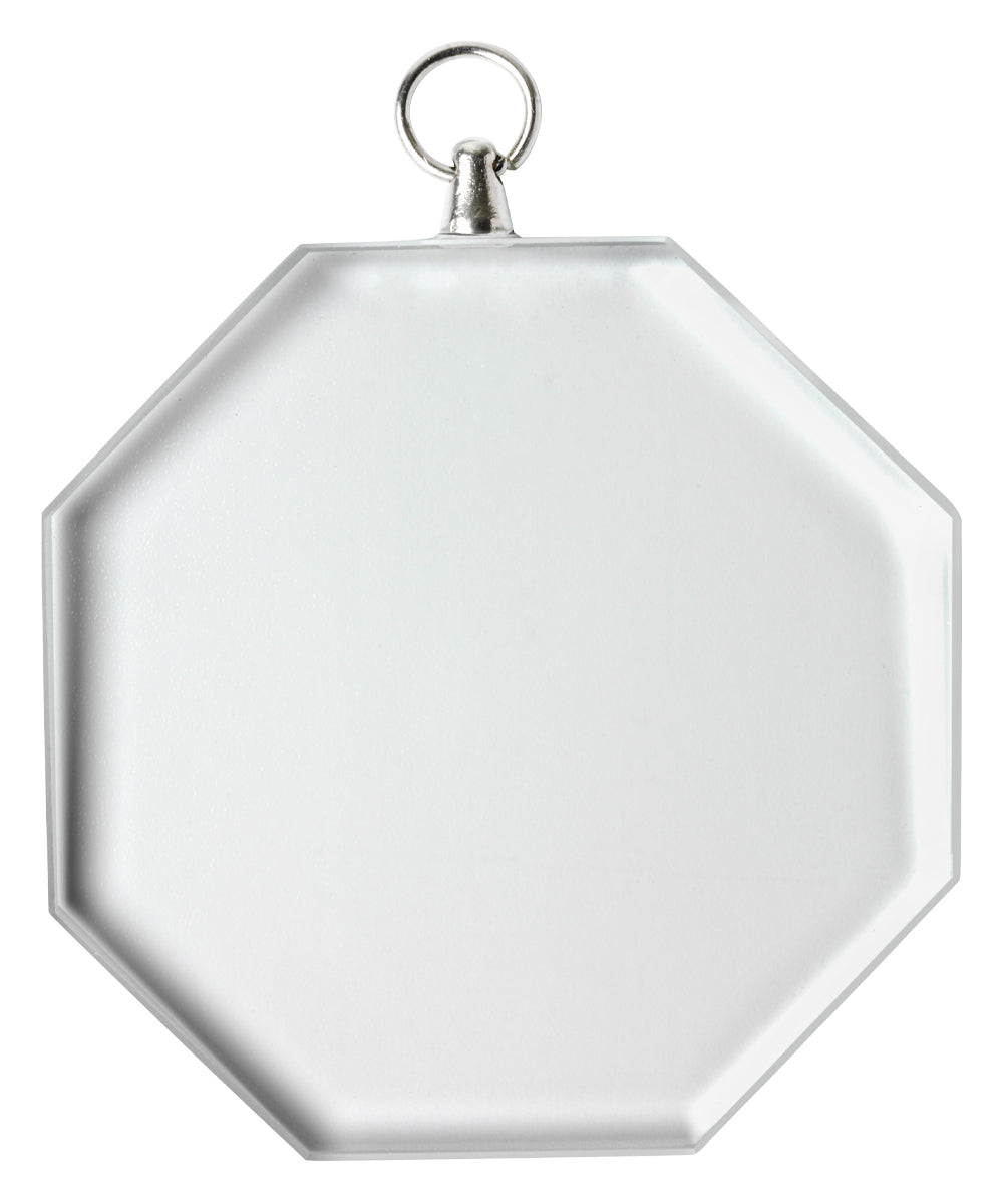 Glass Medal - Octagon 50mm