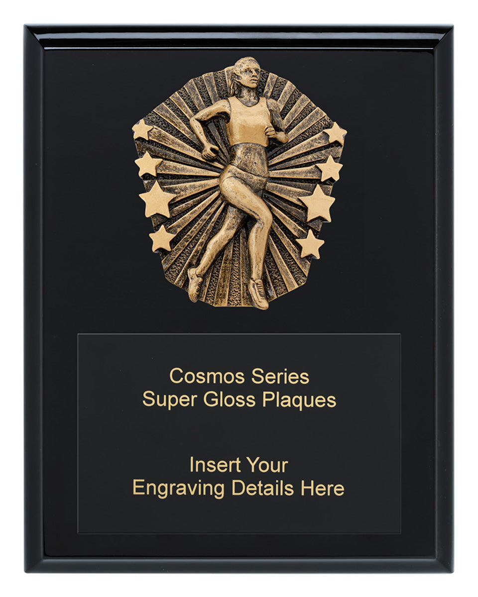 Cosmos Super Plaque - Female Running 225mm