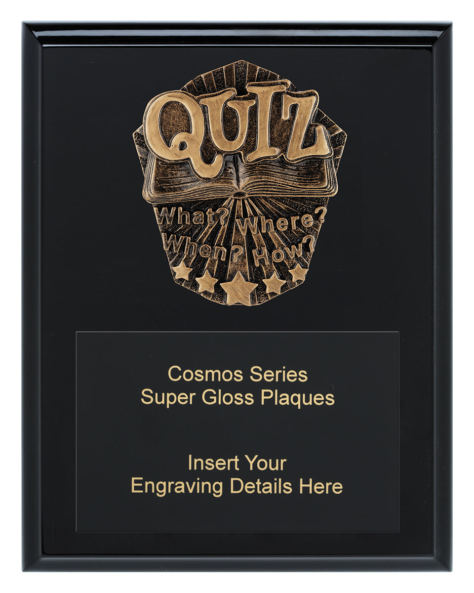 Cosmos Super Plaque - Quiz 225mm
