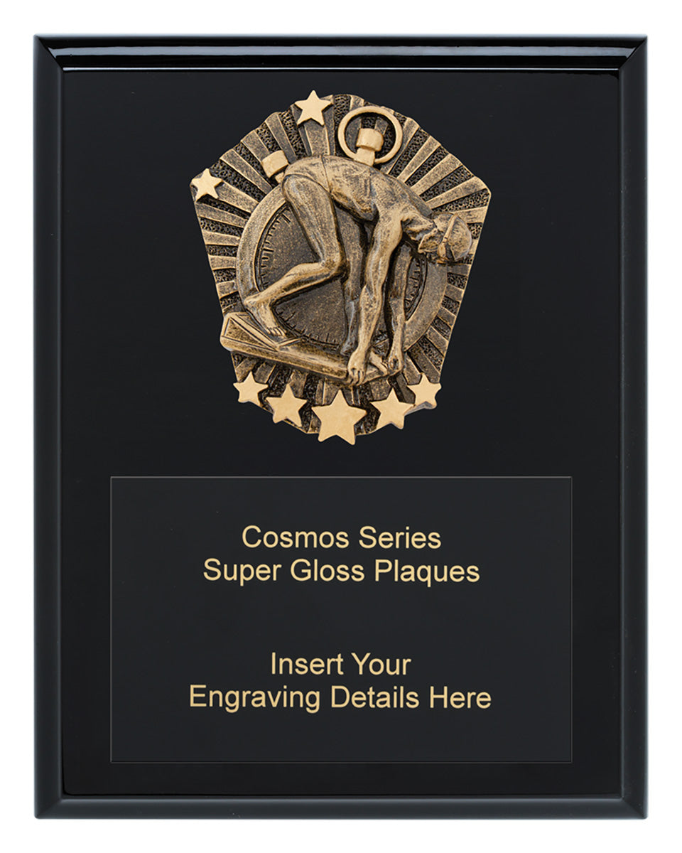 Cosmos Super Plaque - Male Swim 225mm