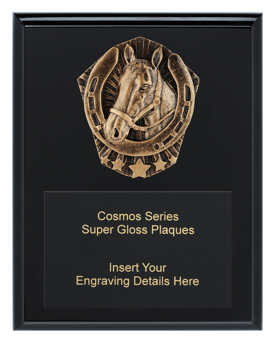 Cosmos Super Plaque - Horse 225mm