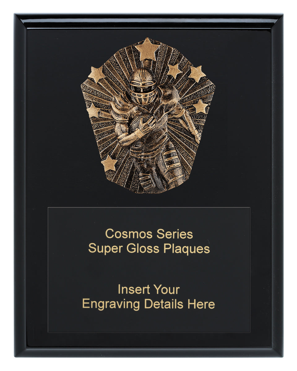 Cosmos Super Plaque - American Football 225mm