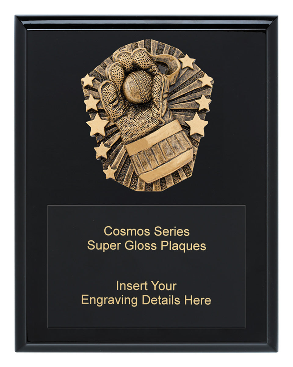 Cosmos Super Plaque - Wicketkeeper 225mm