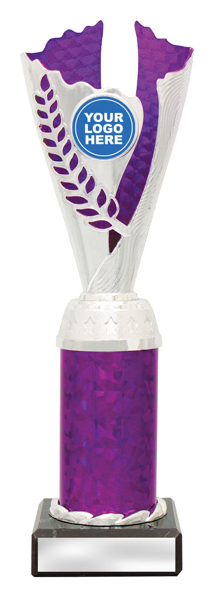 Spirit Cups - Silver / Purple 250mm