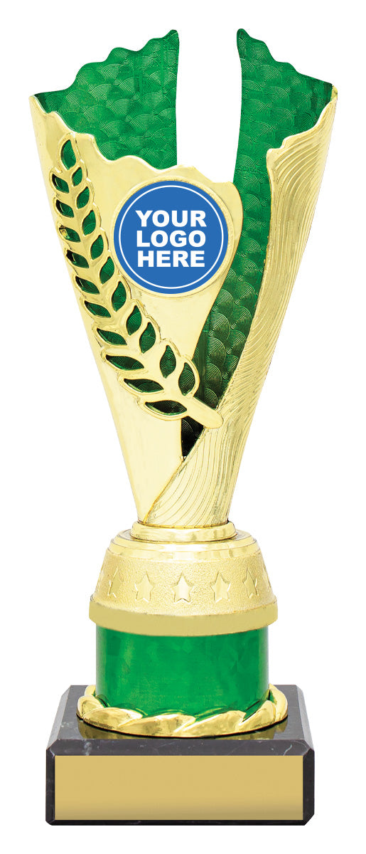 Spirit Cups - Gold / Green 200mm