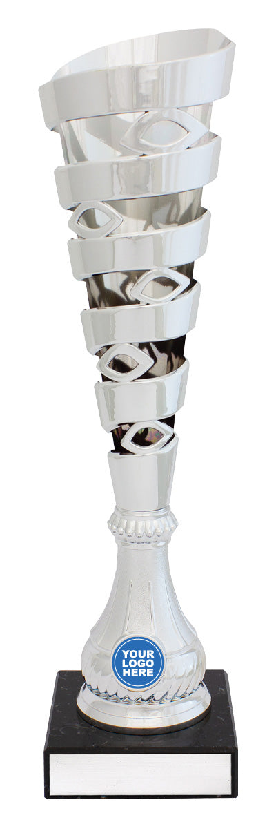 Silver Mega Spiral 390mm