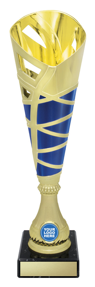Hex Cup - Gold / Blue 370mm