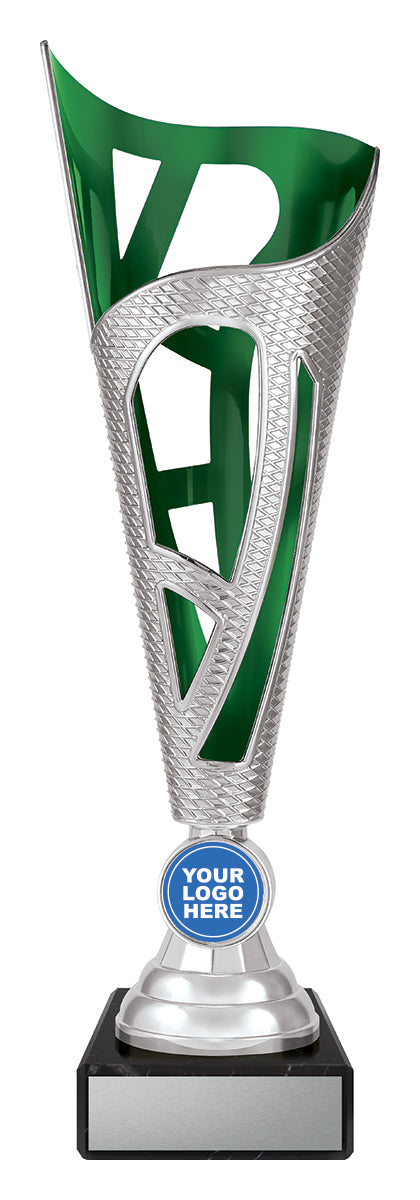 Dragon - Silver & Green 335mm