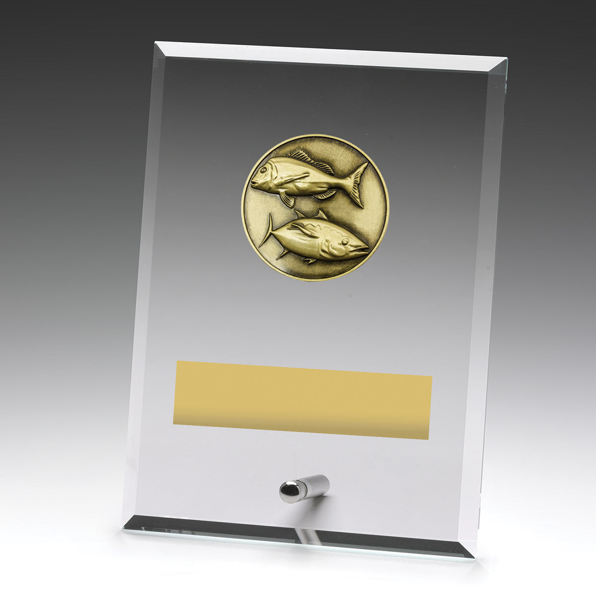 Glass Plaques - Fishing 175mm