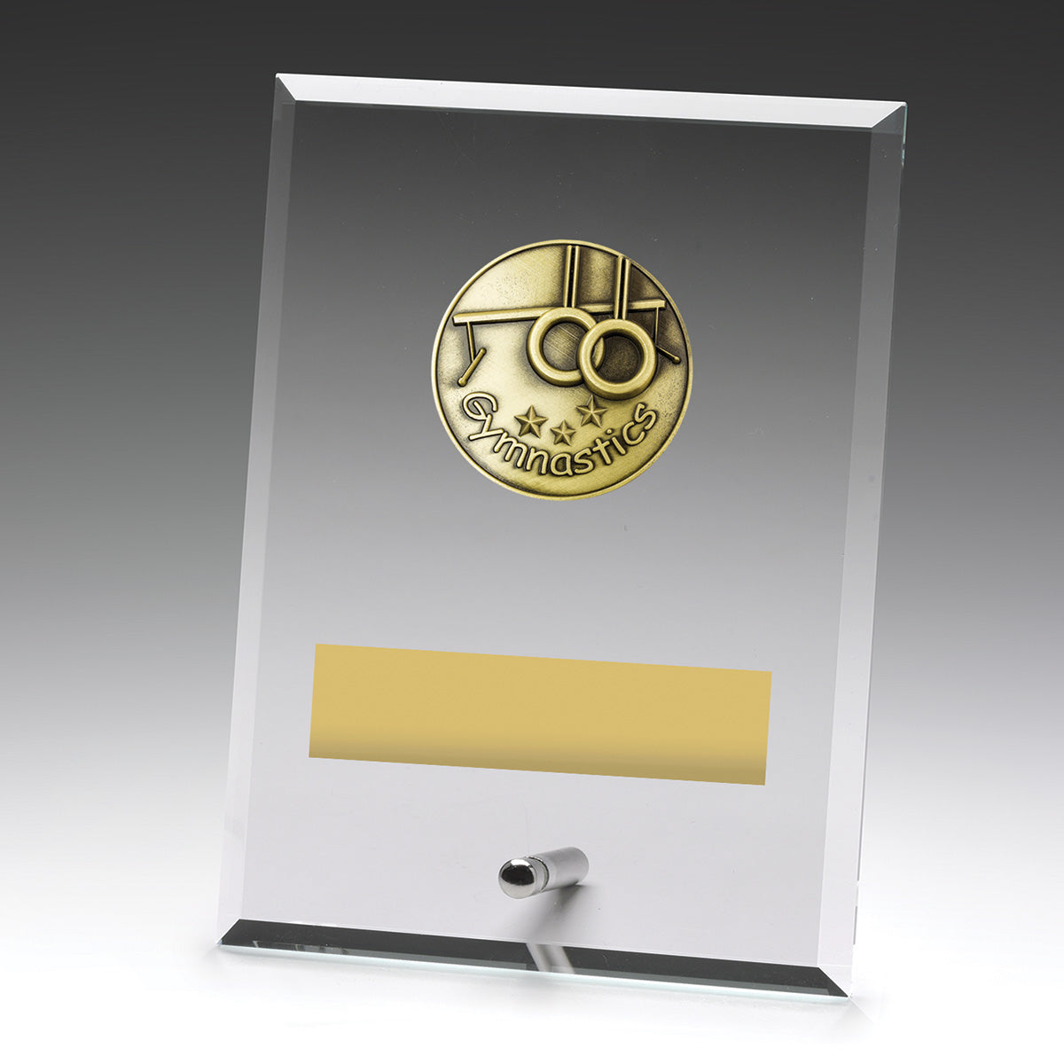 Glass Plaques - Gymnastics 175mm
