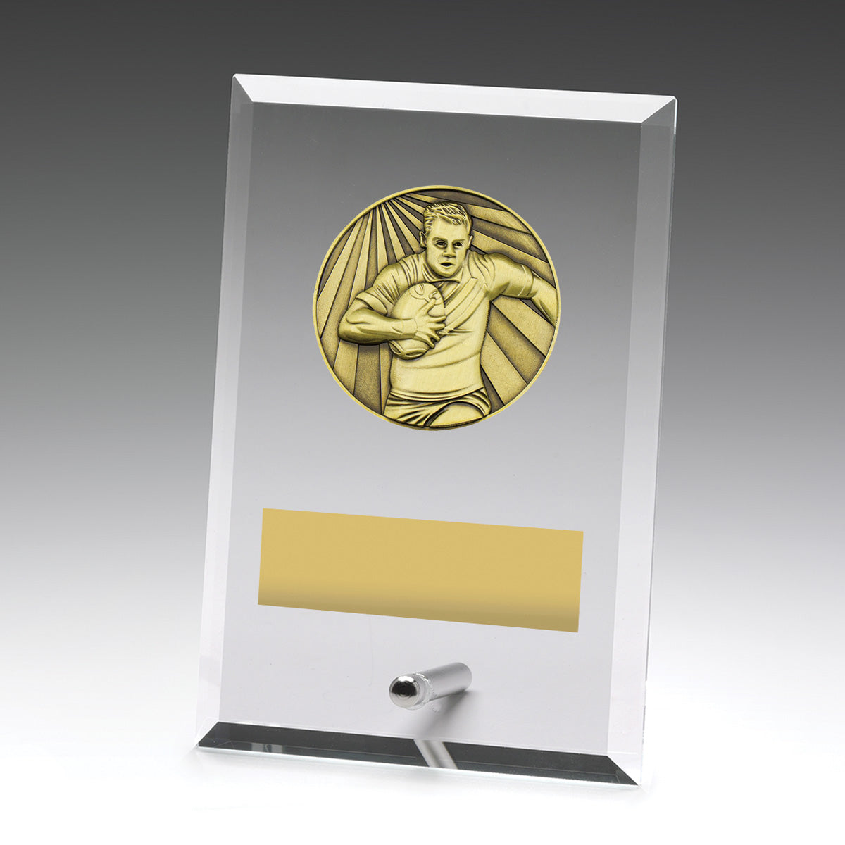 Glass Plaques - Male 150mm