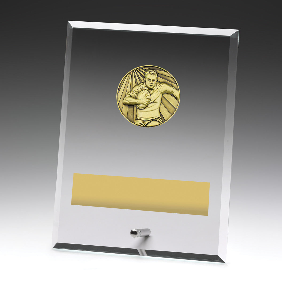 Glass Plaques - Male 200mm
