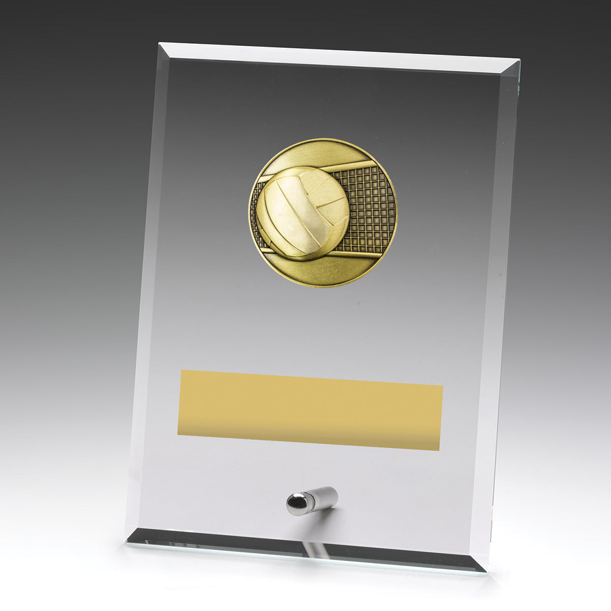 Glass Plaques - Volleyball 175mm