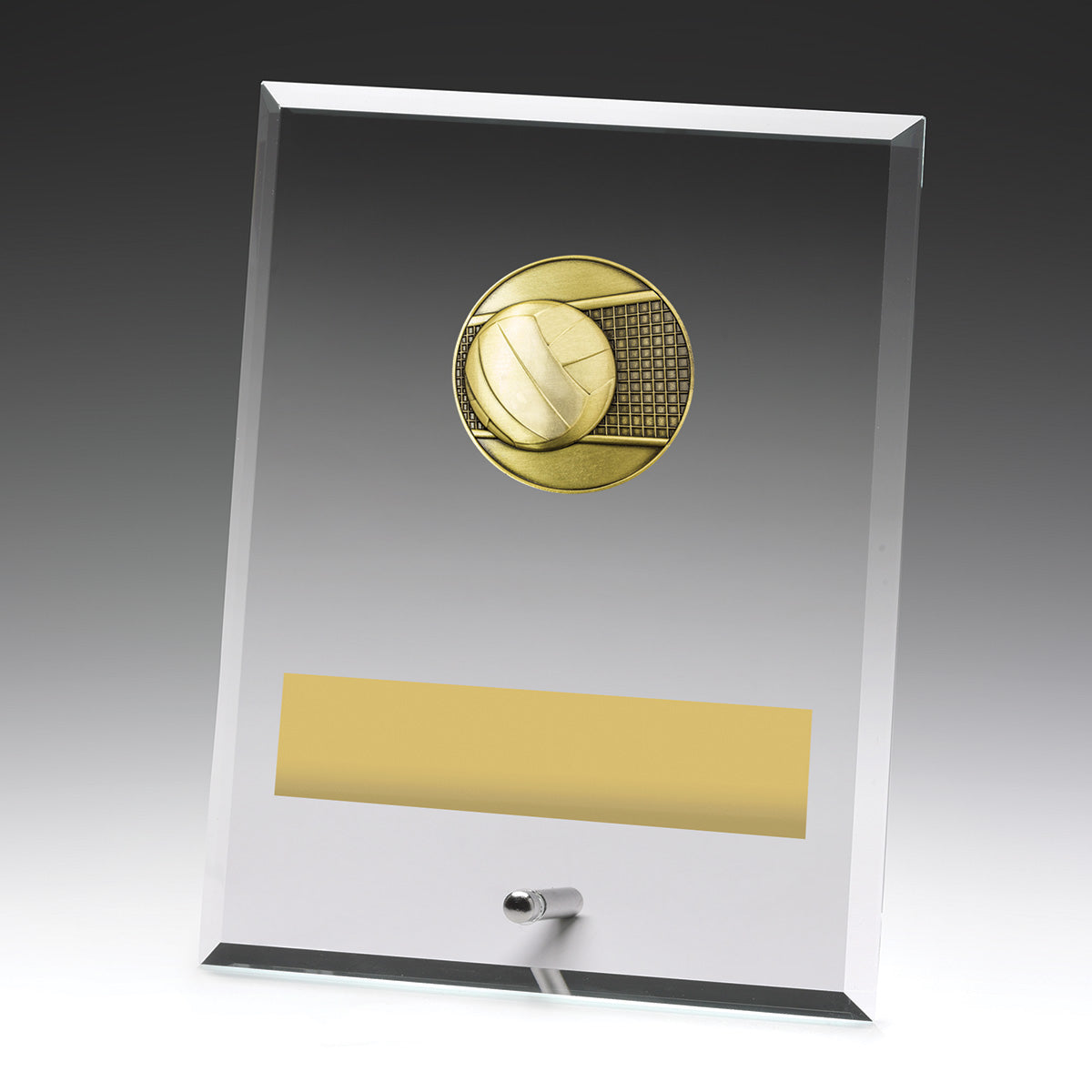 Glass Plaques - Volleyball 200mm