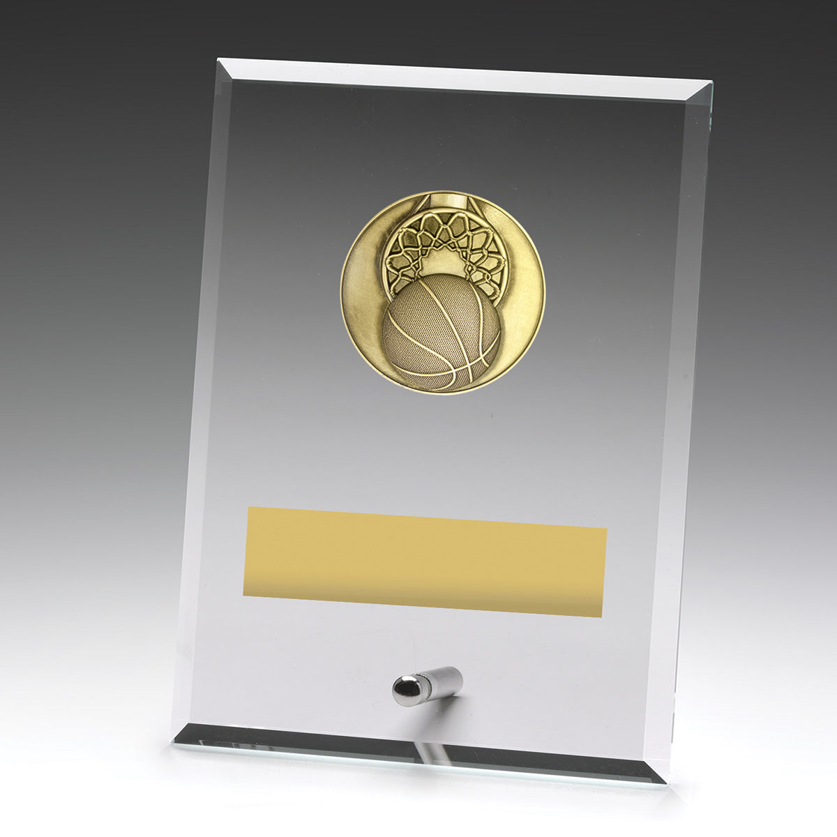 Glass Plaques - Basketball 175mm