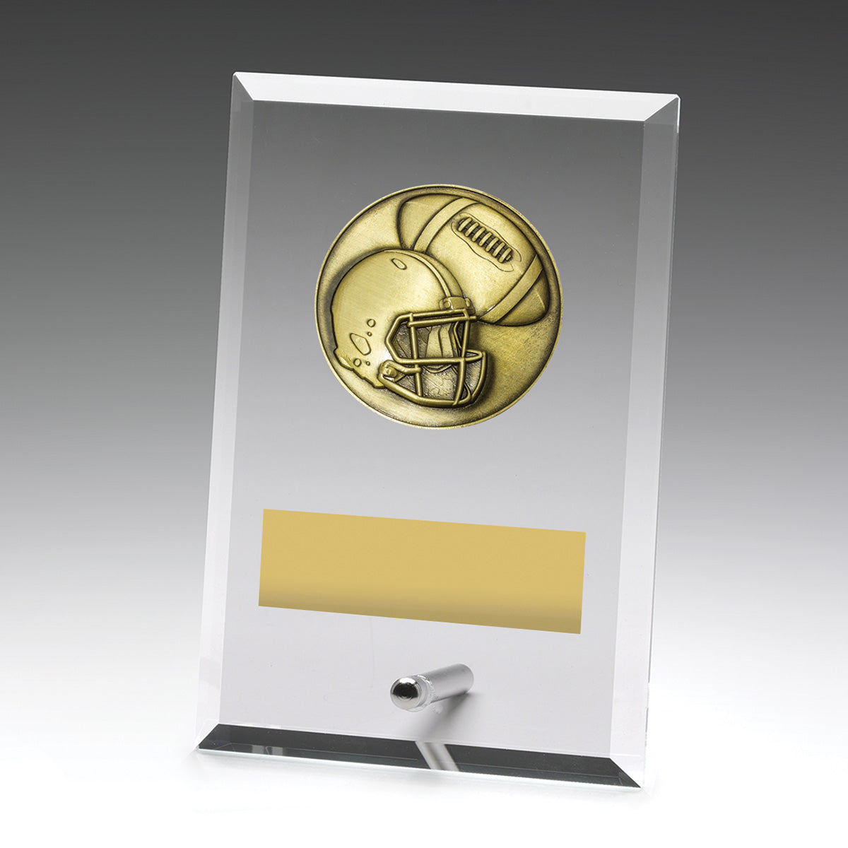 Glass Plaques - American Football 150mm
