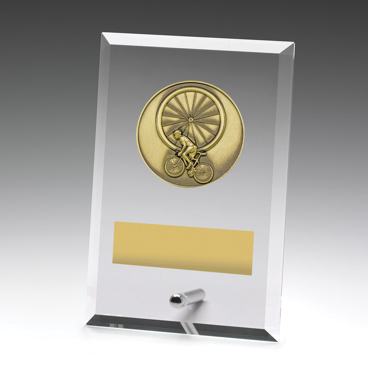 Glass Plaques - Cycling 150mm