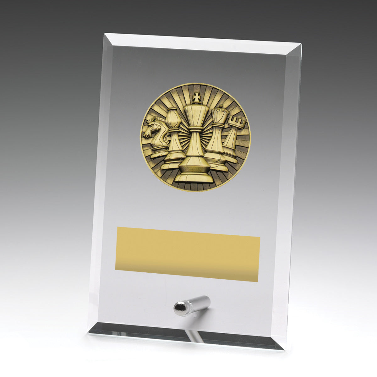 Glass Plaques - Chess 150mm