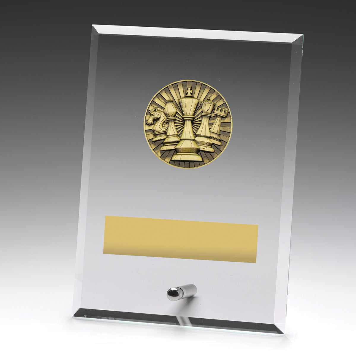 Glass Plaques - Chess 175mm