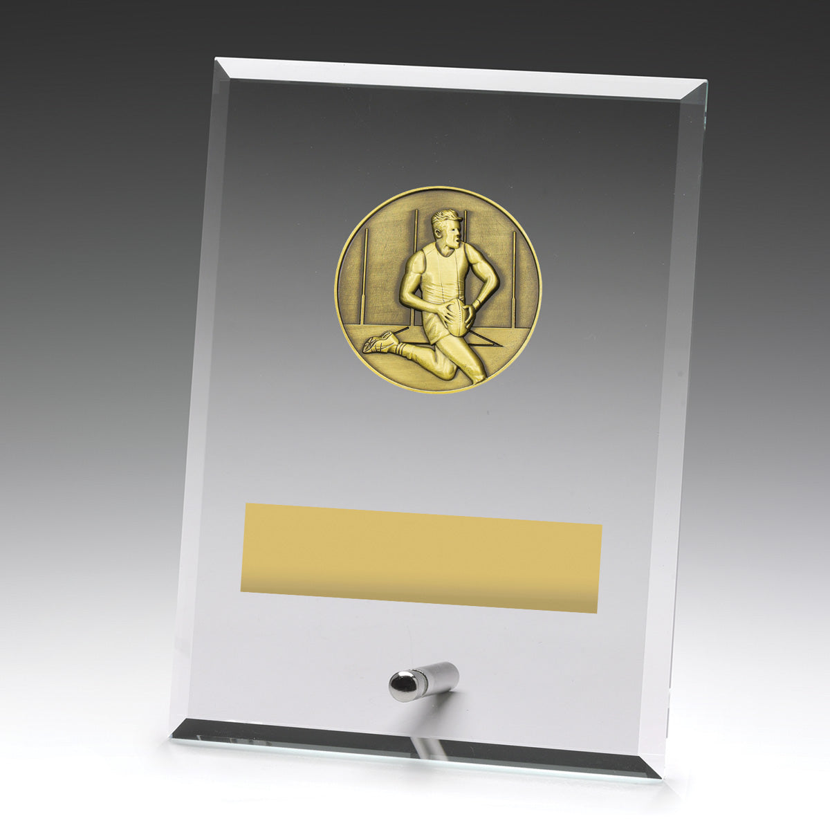 Glass Plaques - Male 175mm