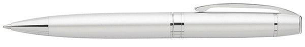 Casarotto Ballpoint Pen. Metal Pen in Matt Black Finish With Shiny Silver Accents.