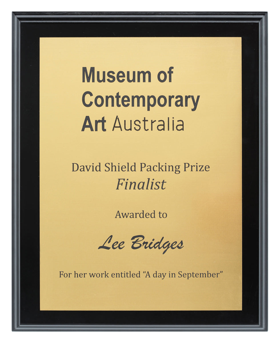 Quality Black Plaque 250mm