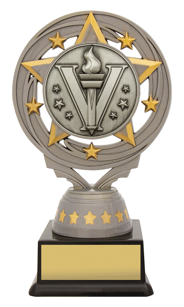 Silver Achievement Torch 150mm