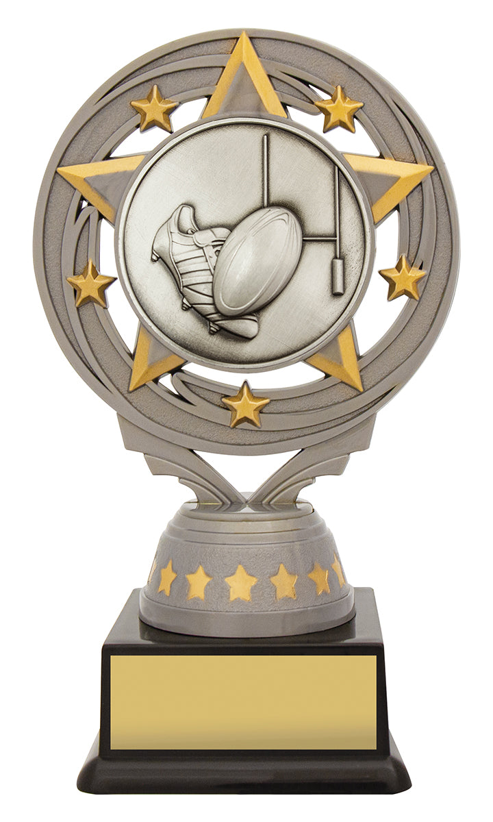 Silver Rugby Torch 150mm