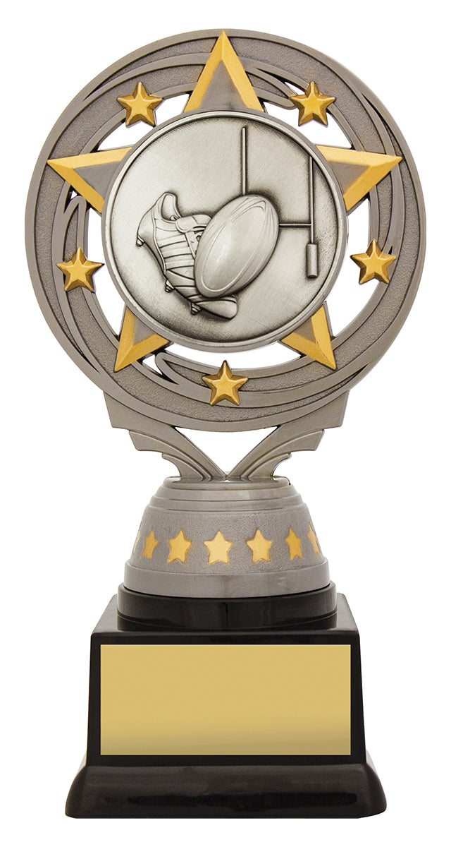 Silver Rugby Torch 165mm