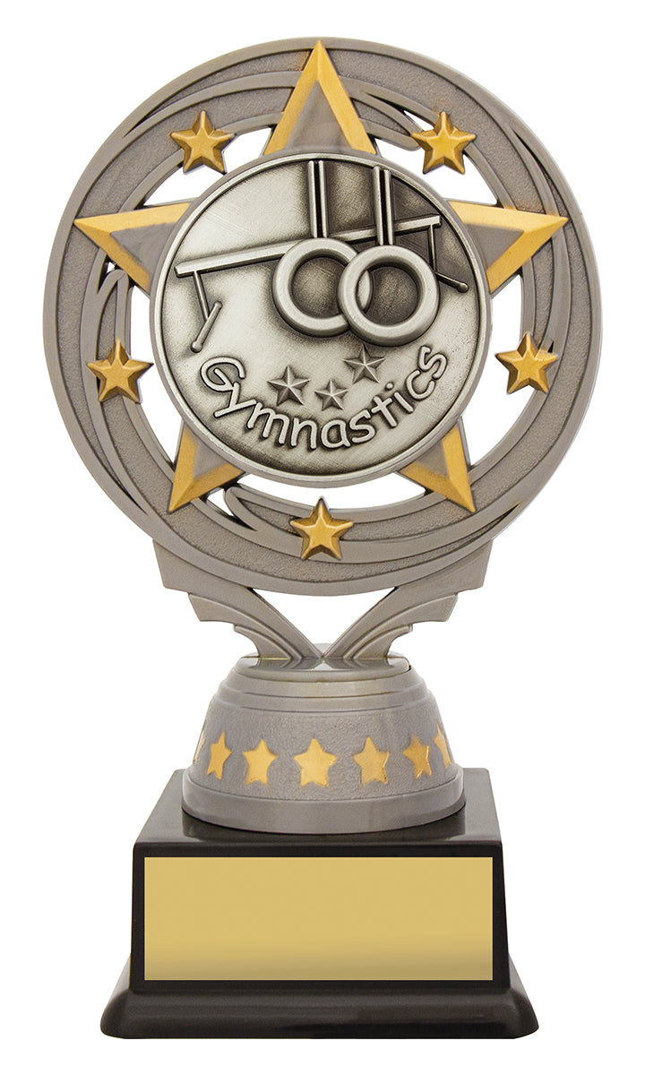 Silver Gymnastics Torch 150mm