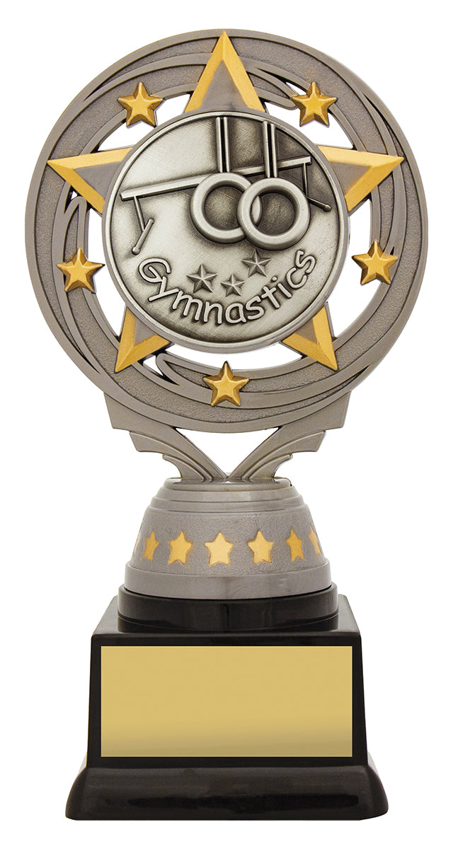 Silver Gymnastics Torch 165mm