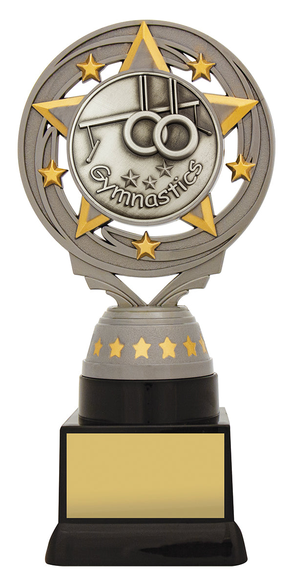 Silver Gymnastics Torch 180mm