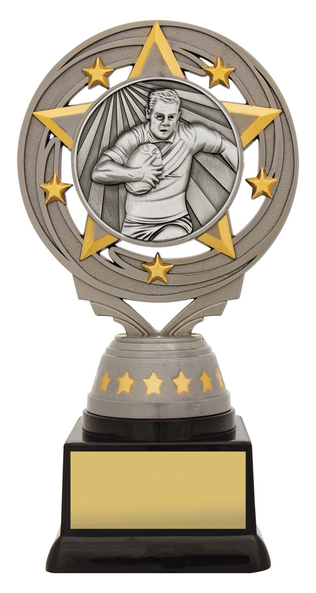 Silver Male Rugby Torch 165mm