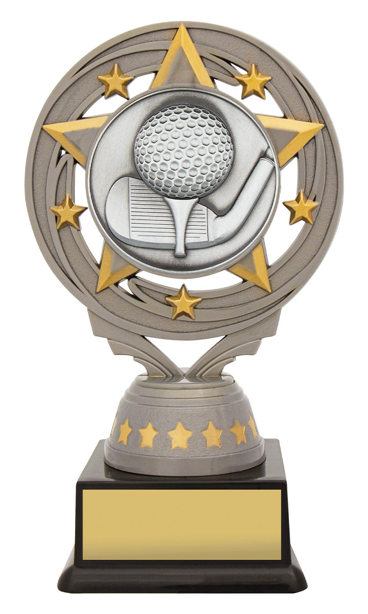 Silver Golf Torch 150mm